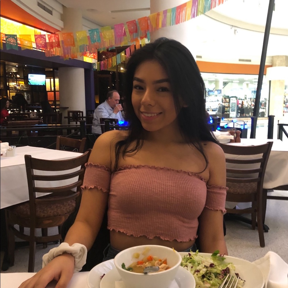 pink tube top